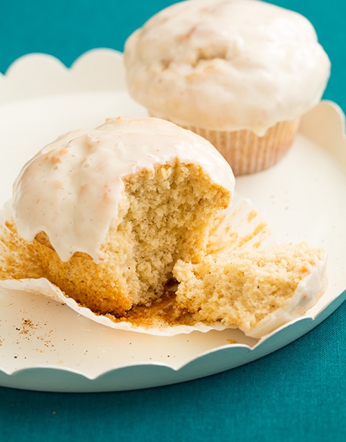 Soft & Spiced Eggnog Doughnut Muffins for Any Holiday Treat